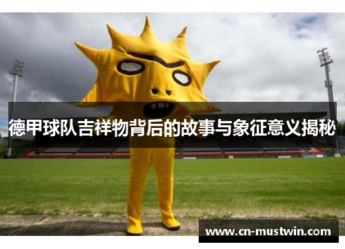 德甲球队吉祥物背后的故事与象征意义揭秘